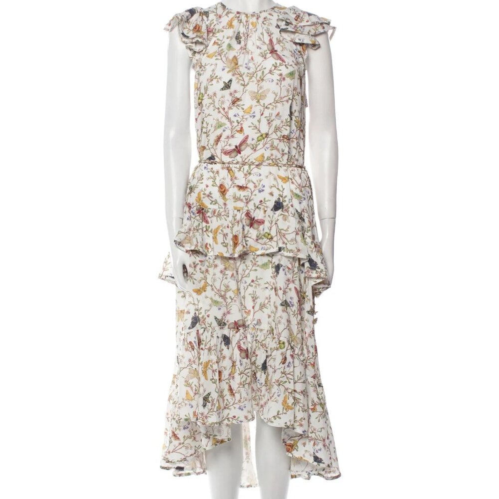 NWOT Zimmermann Frilled Tank Midi Dress